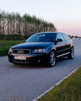 Audi A3 cena 17500 przebieg: 240550, rok produkcji 2005 z Kępno małe 67